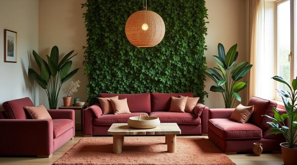 Suspension en rotin : invitez le style boho pour une ambiance chaleureuse